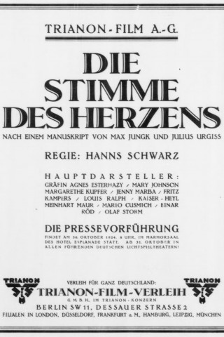 Die Stimme des Herzens (1924)